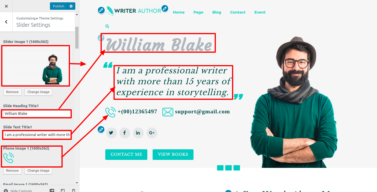 Create New Slider