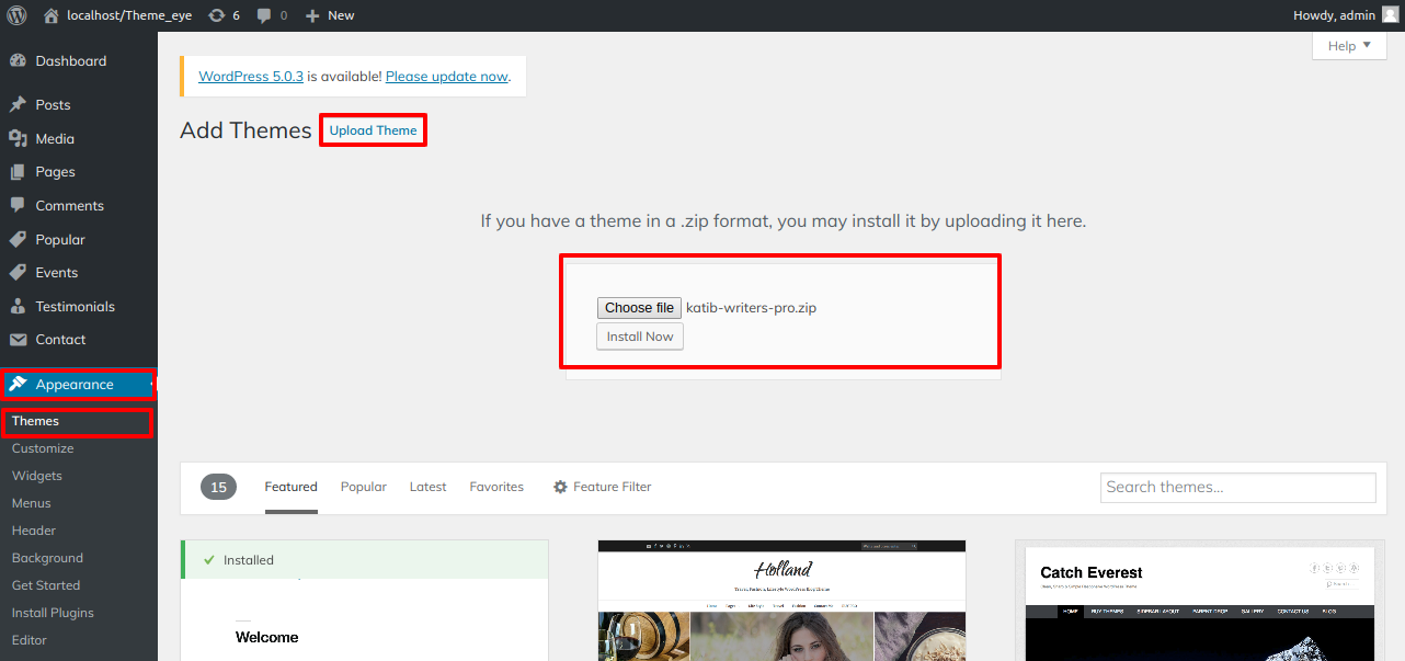 Active Theme