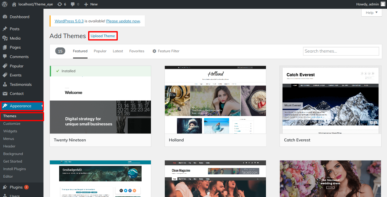 Active Theme