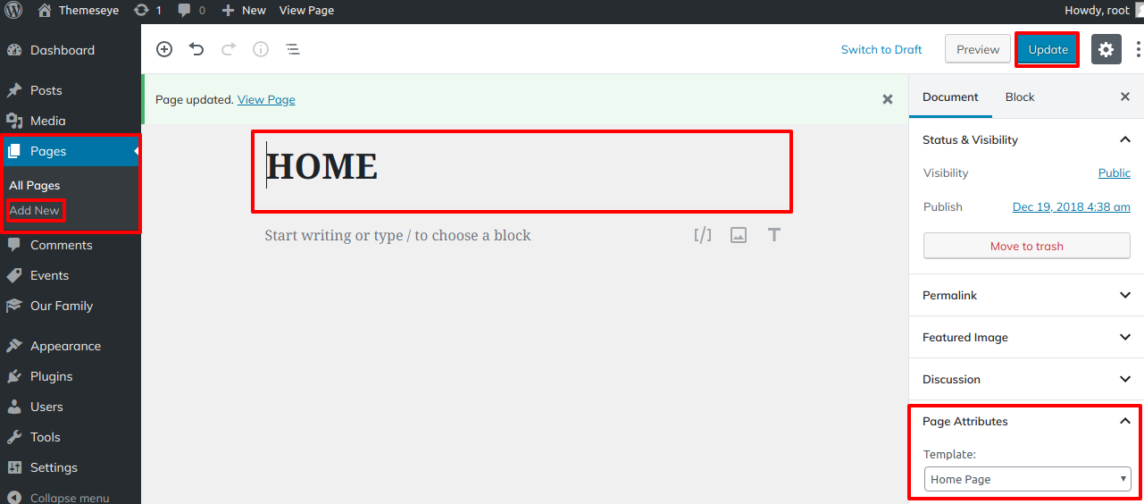 Active Theme