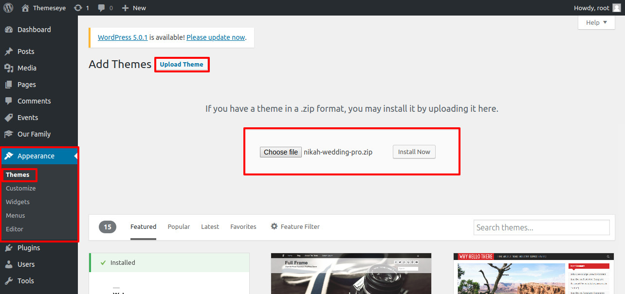 Active Theme