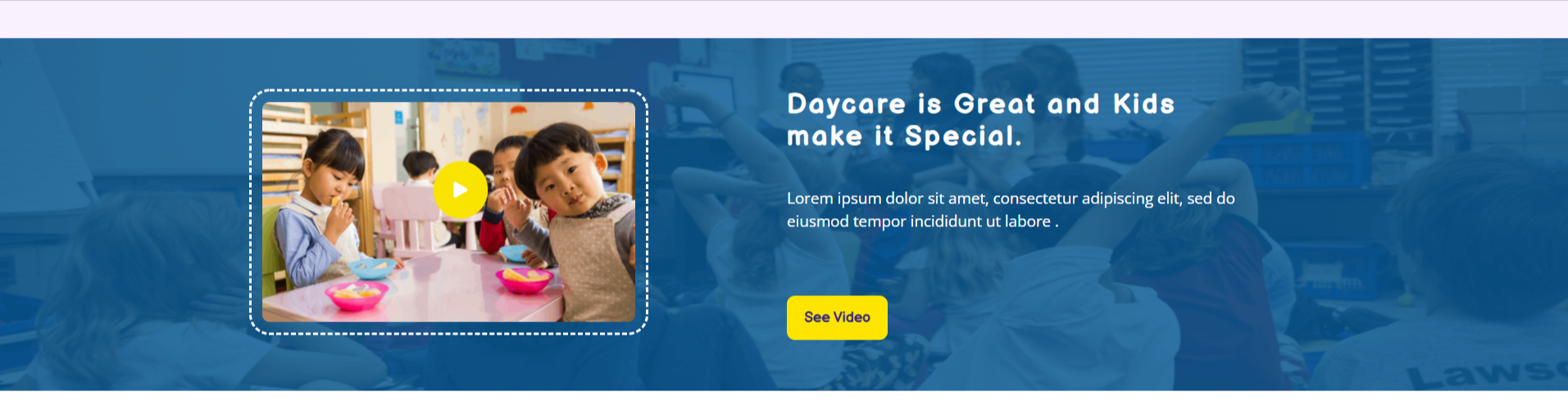 Final display of header