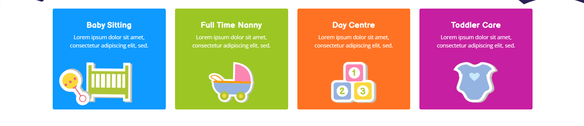 Final display ofBanner1 Section