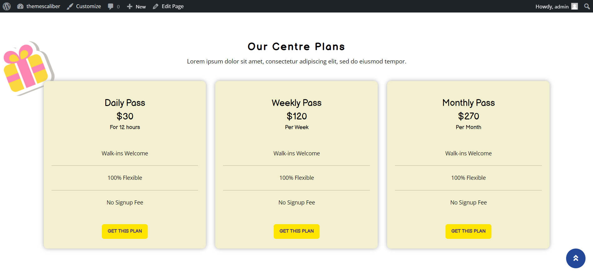 Final display of Brand Section