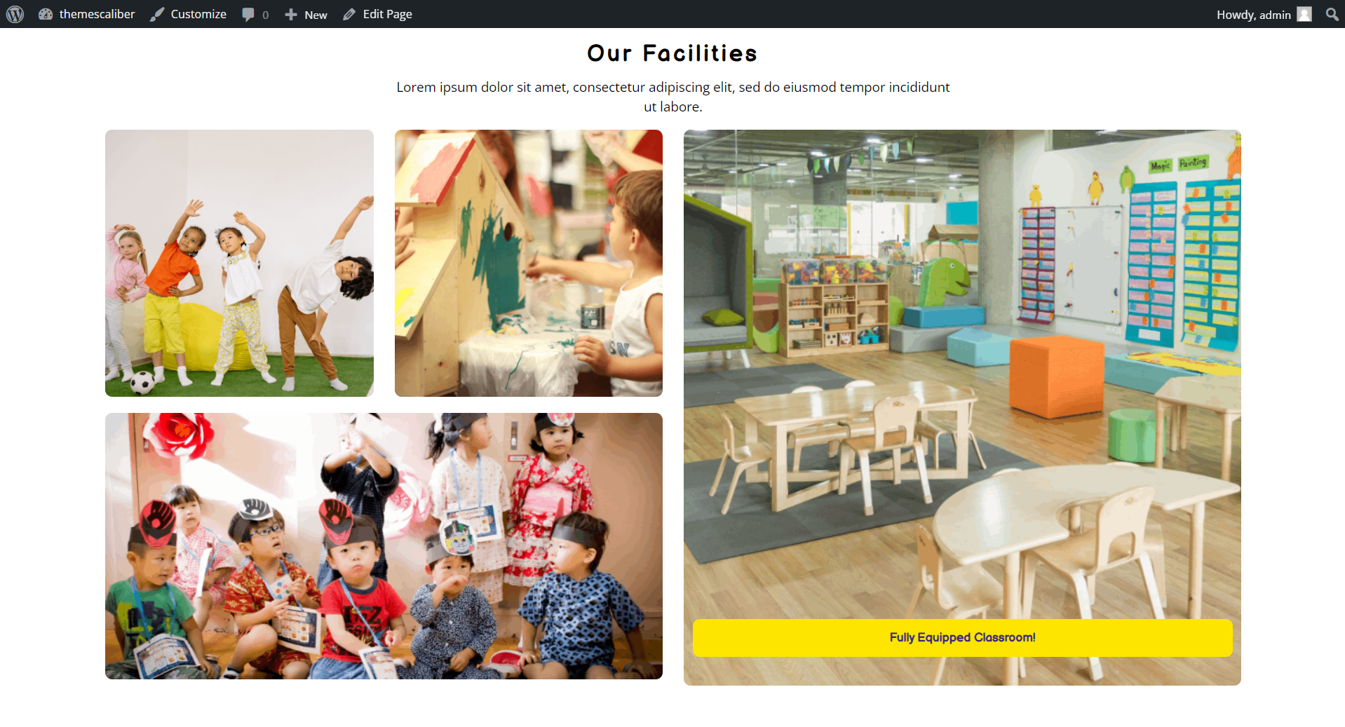 Final display of  Featured Product Section