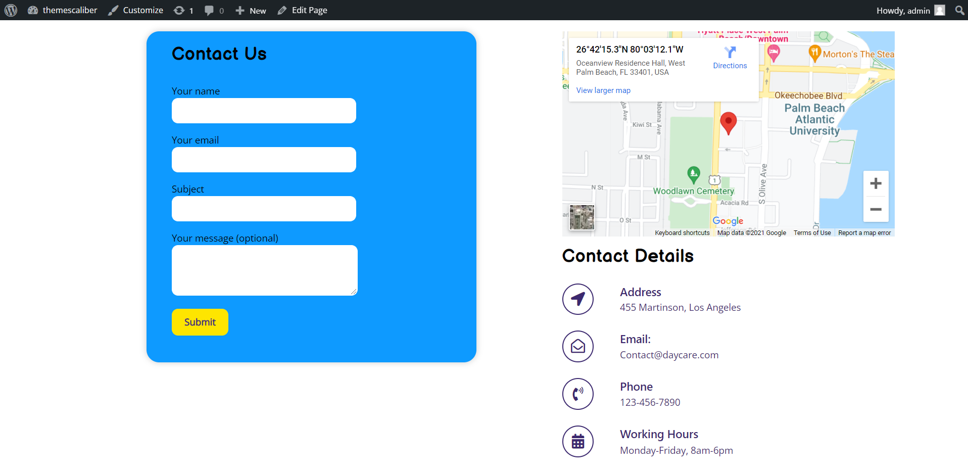 Final display of Brand Section