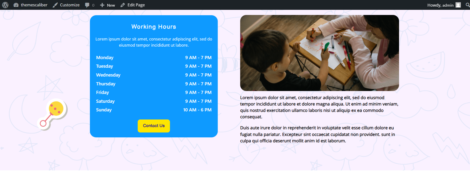 Final display of Banner2 Section 