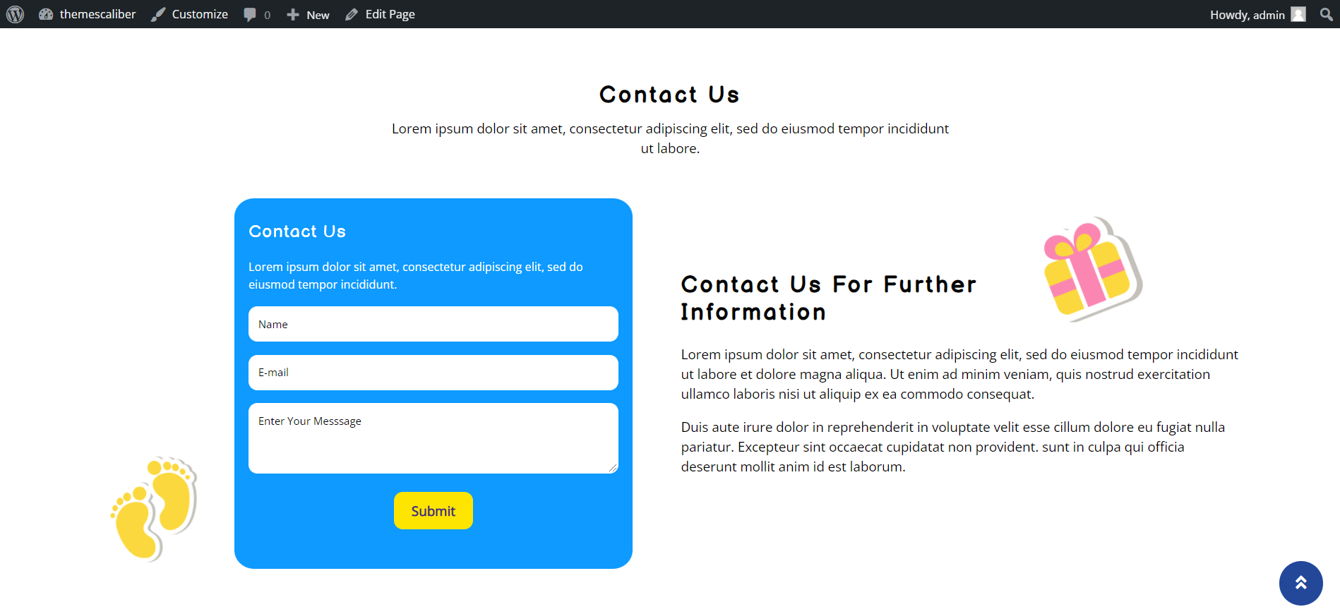 Final display of Brand Section