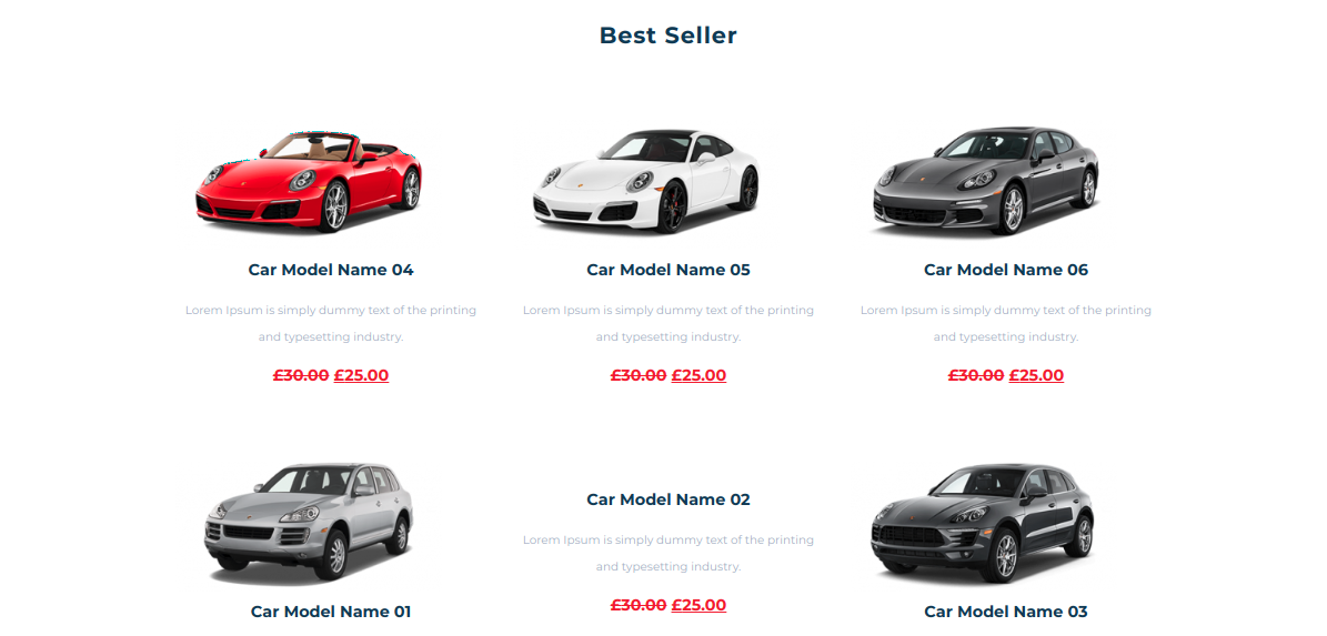 Final display of Brand Section