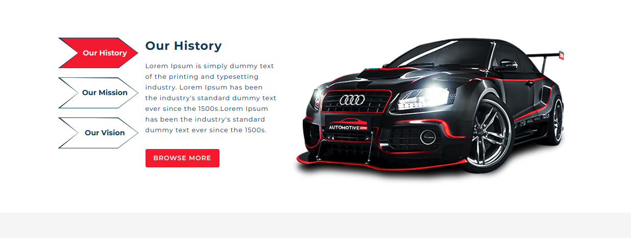 Final display of header