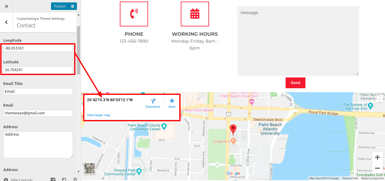 set Newsletter section