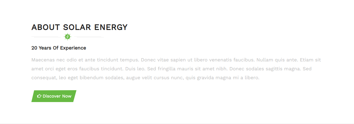 Final display of header