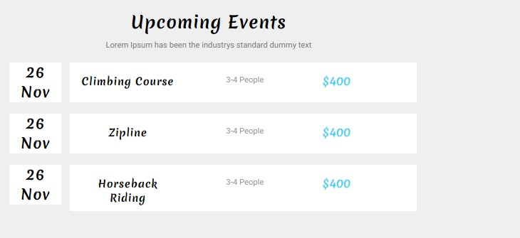 Final display of Brand Section