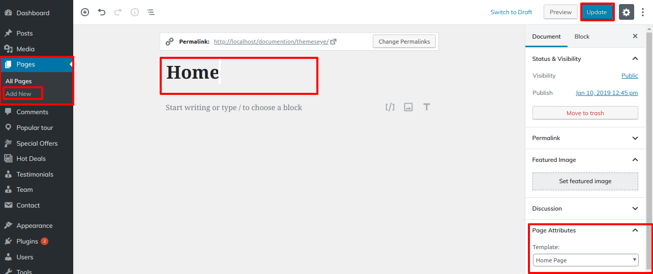 Active Theme