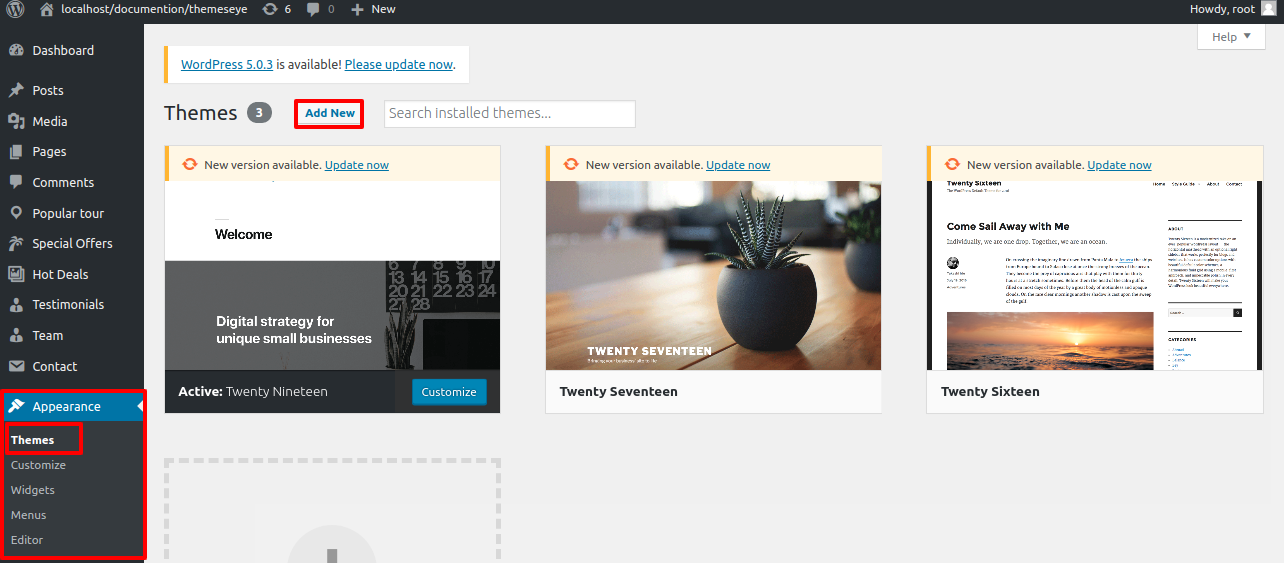 Active Theme