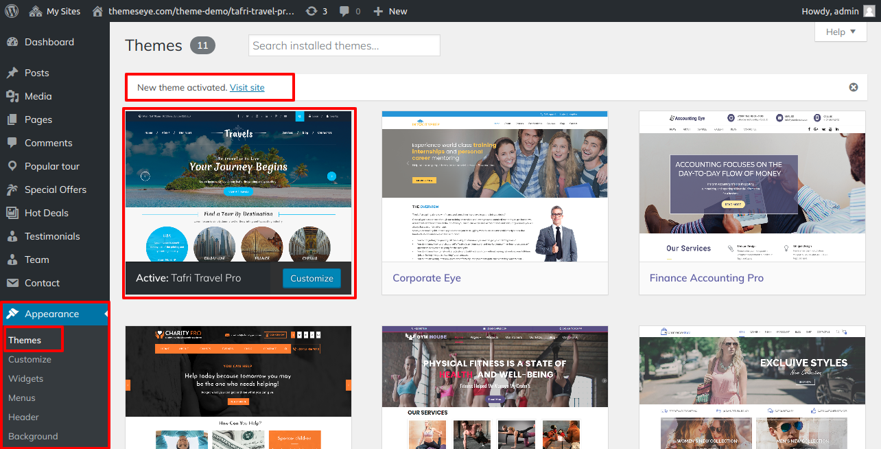 Active Theme