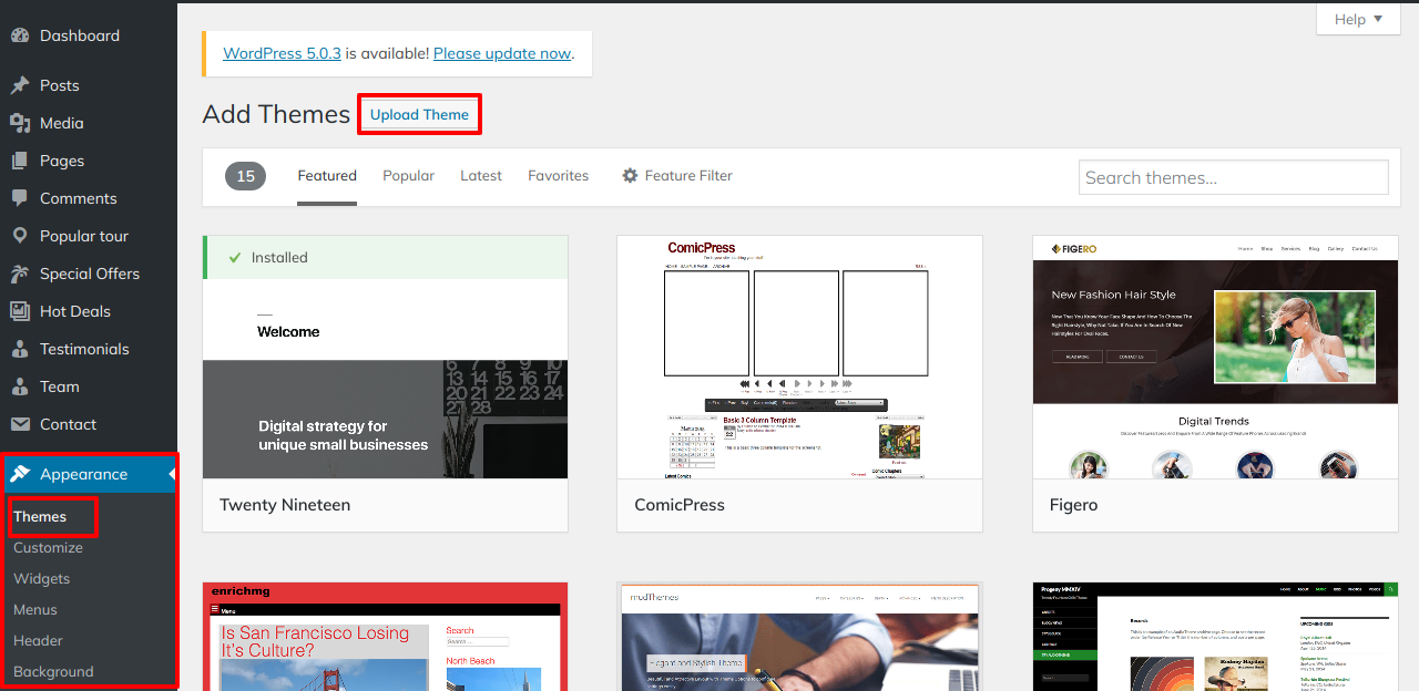 Active Theme