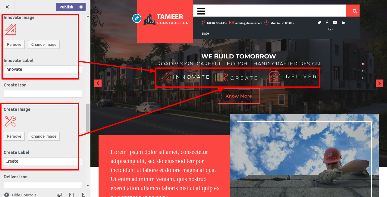 Create New Slider