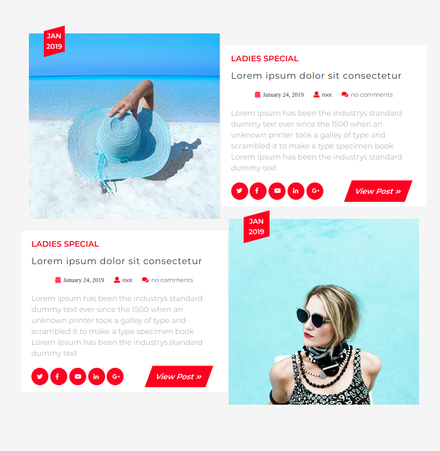 Final display of Product Tab Section