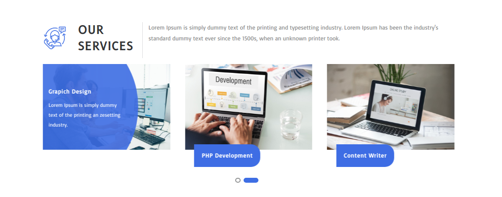 Final display of Product Tab Section